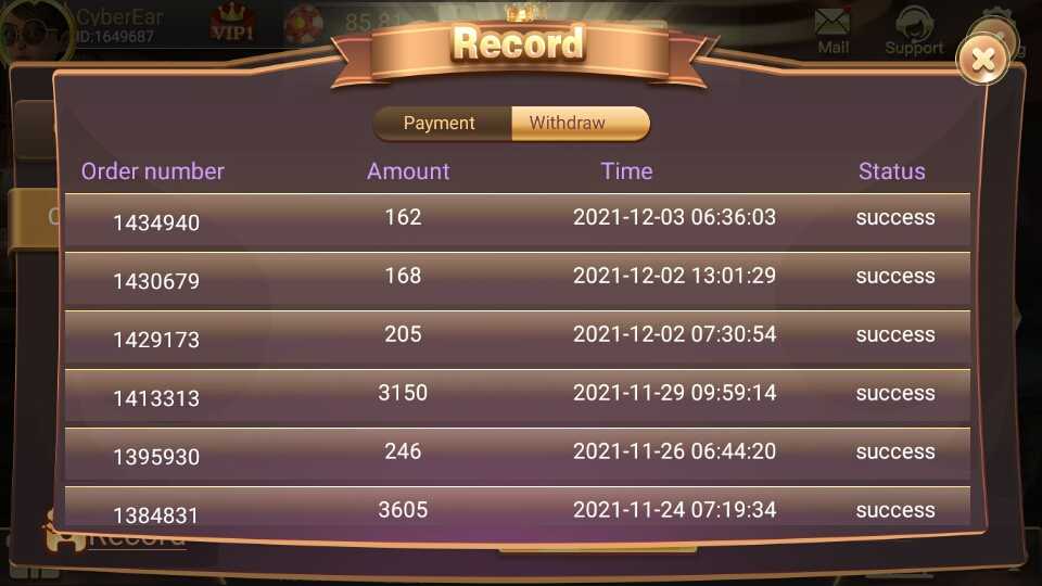 Teen Patti Fun App Payment Proof