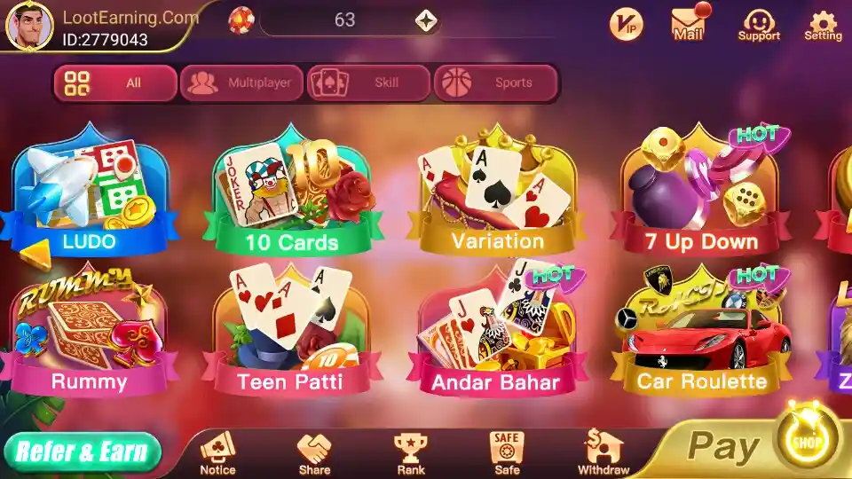 Teen Patti Tashatrang App