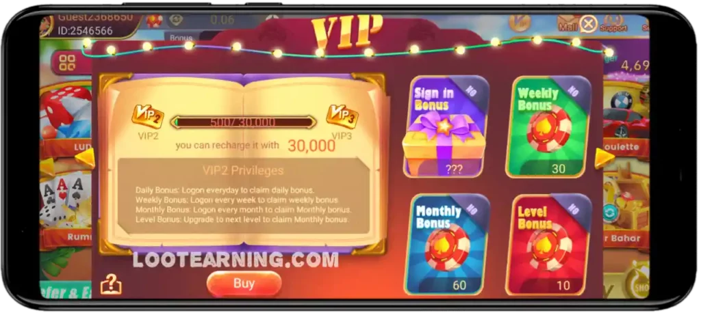 Teen Patti Bindaas VIP Program