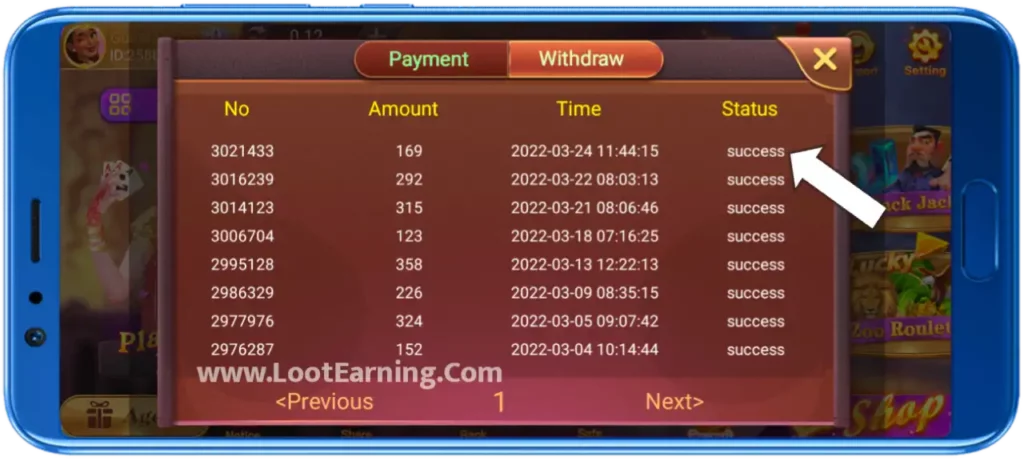 Teen Patti King Apk Payment Proof