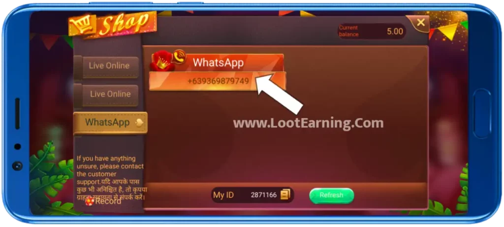 Teen Patti King Apk customer care number