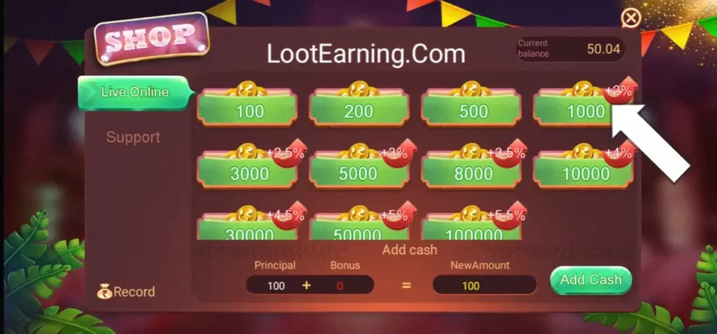 Yono Teen Patti App Add Cash