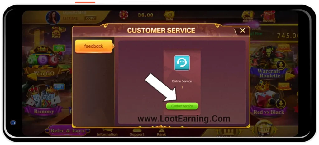 teen patti classic customer service