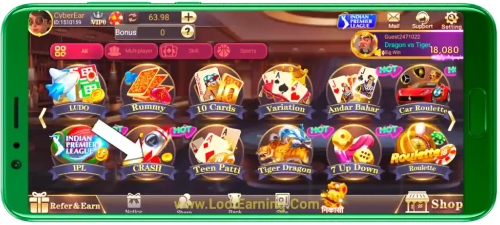 teen patti rich supported games