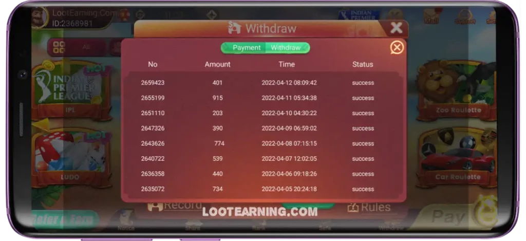 Rummy Buddy Apk Payment Proof
