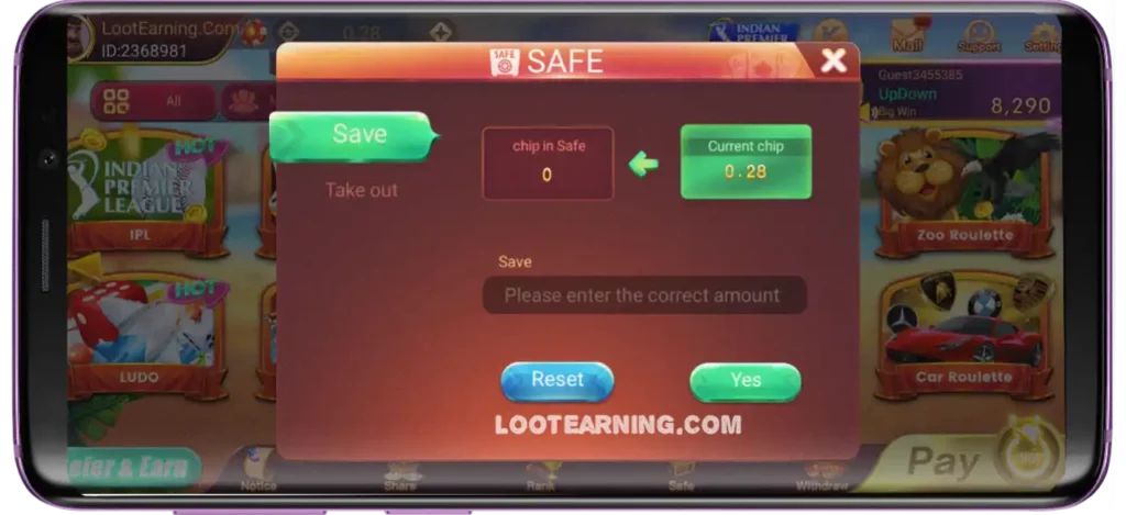 Rummy Buddy App Save Program