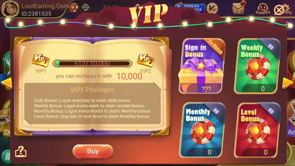 Rummy Golds APK VIP Program