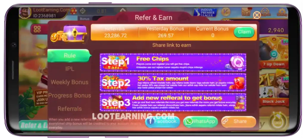 Rummy Satta APK Refer & Earn