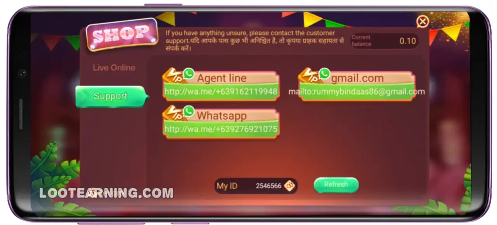 Teen Patti Bindaas Customer Care Number