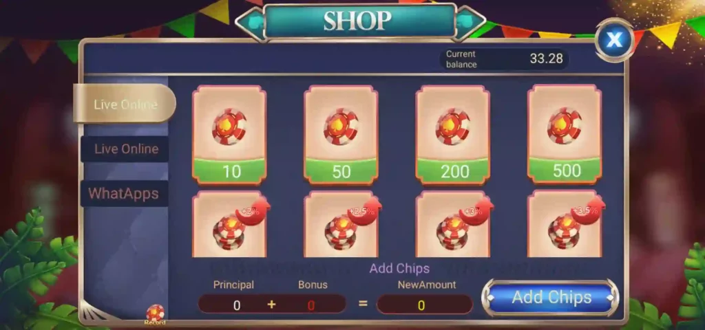 Teen Patti Day Add Cash