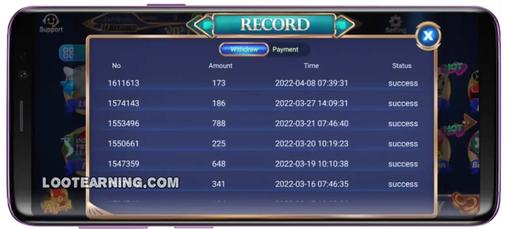 Teen Patti Go payment proof