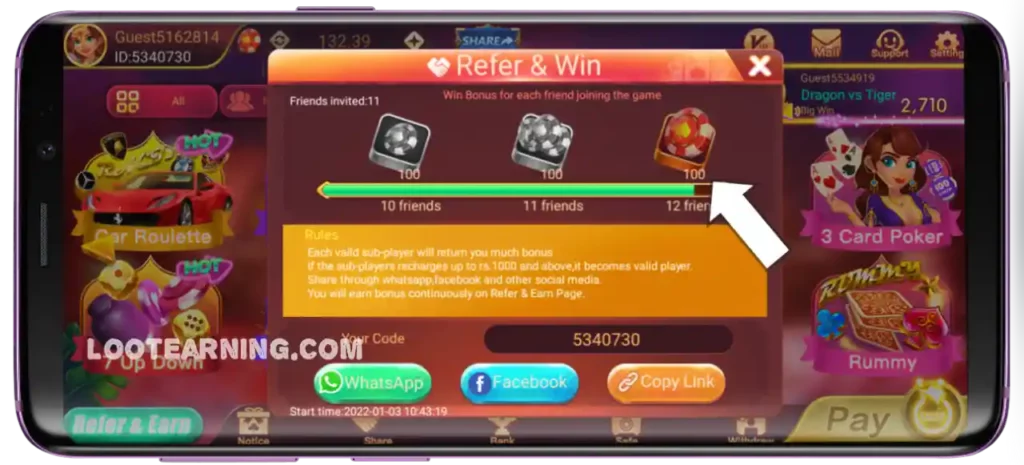 Rummy Modern Share Program