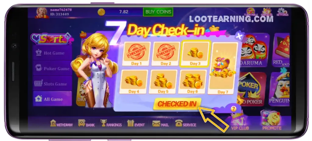 rummy world daily bonus