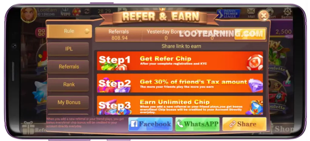 super cricket game refer earn