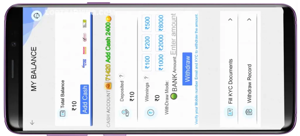 teen patti cash withdraw program