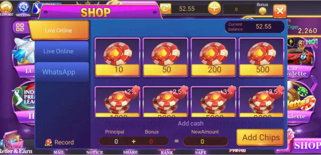 teen patti club Apk add money program