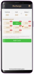teen patti sweet Add cash