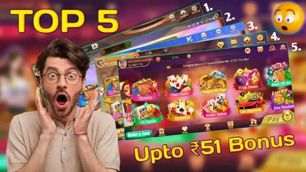 top 5 teen patti game