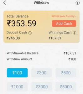 withdrawal Step 1