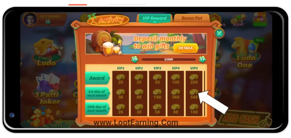 God Cow Game VIP Program