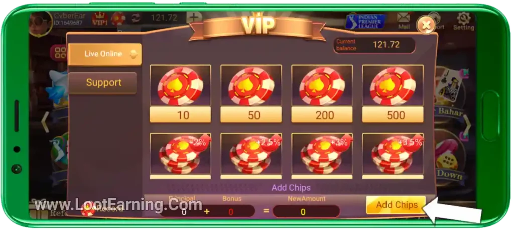 Holy Teen Patti App Add Money