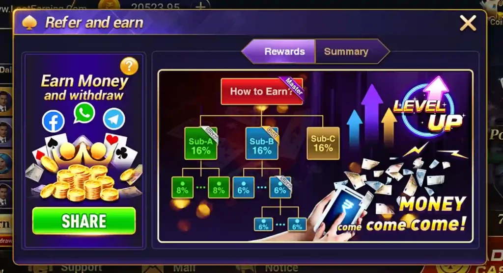 Happy Ace Casino APK Refer Program - Happy Ace Casino
