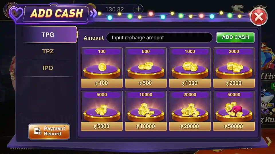Happy Ace Casino Add Money Program