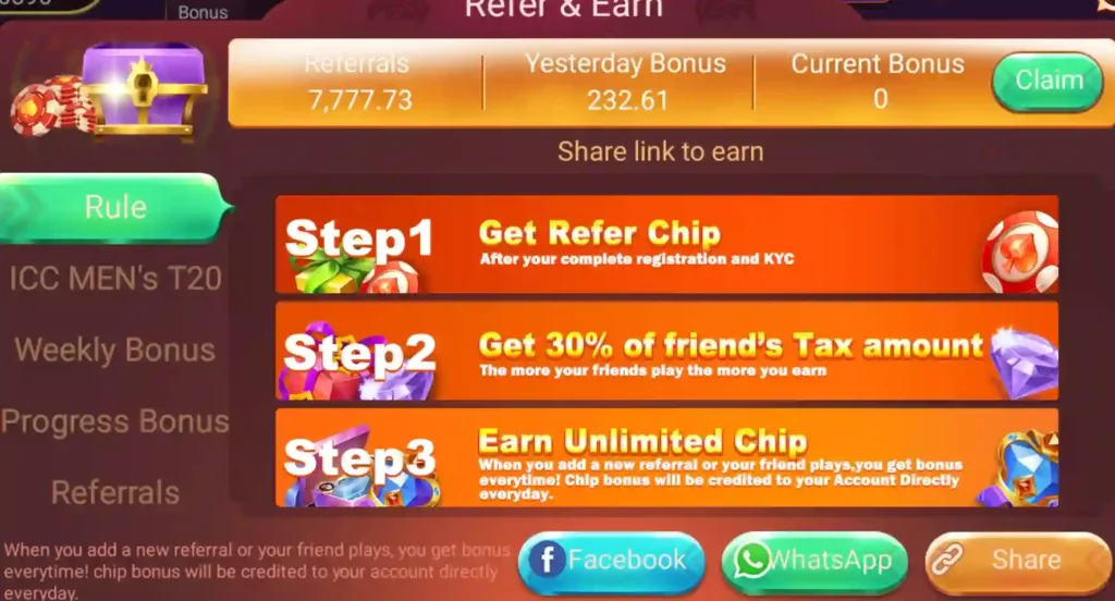 KGF Rummy APK Refer & Earn