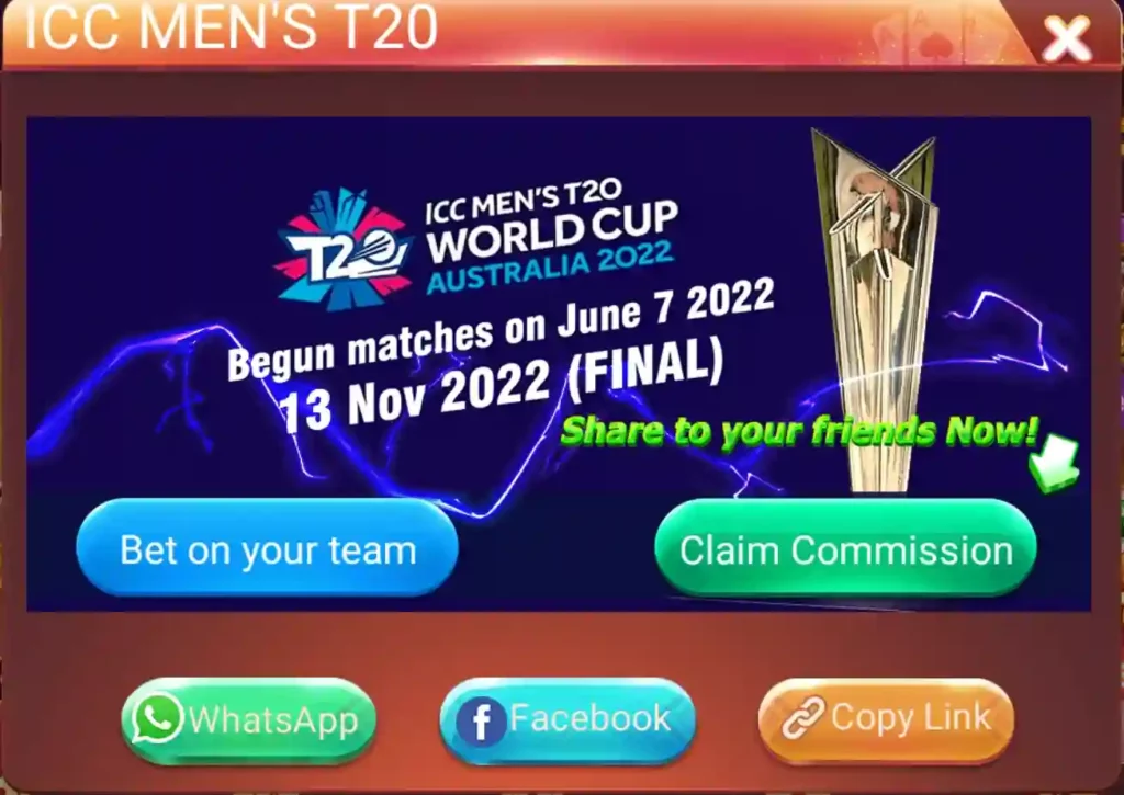 Teen Patti APK ICC MEN’S T20