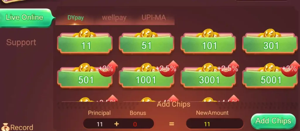 Rummy KGF App Add Money Program
