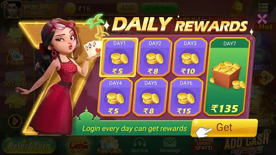 Teen Patti Circle APK Daily Rewards Program