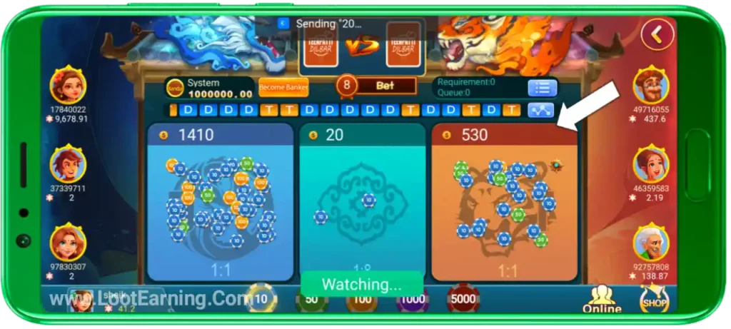 Dragon vs Tiger Tricks