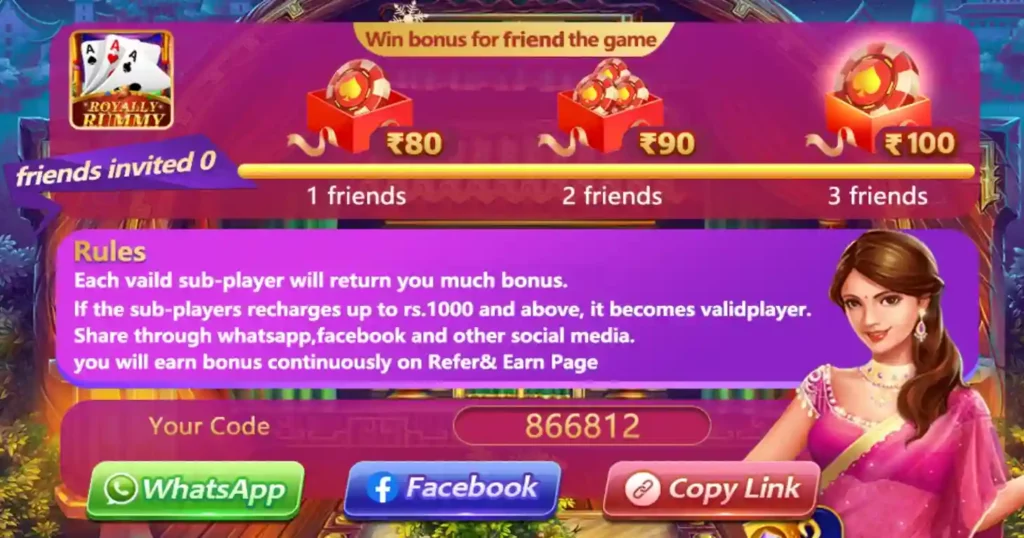 royally rummy - share & earn