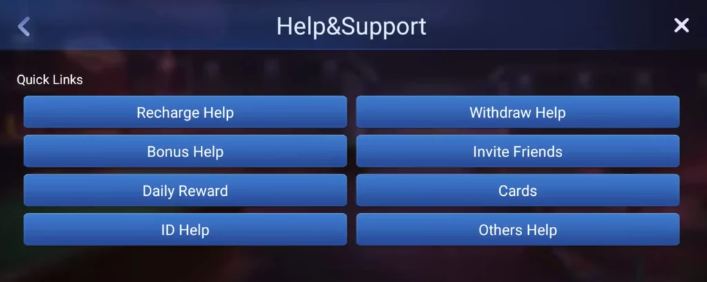 Customer Support - Teen Patti Master