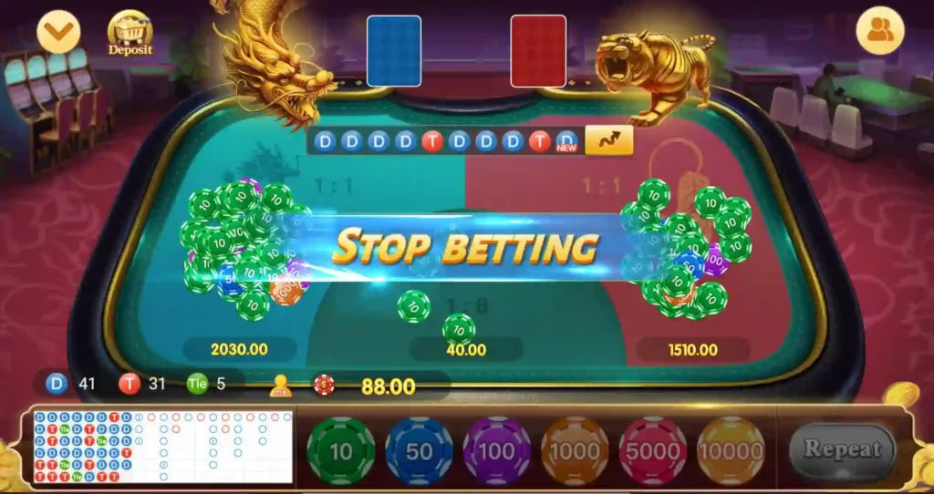 JeetZo APK Dragon Vs Tiger