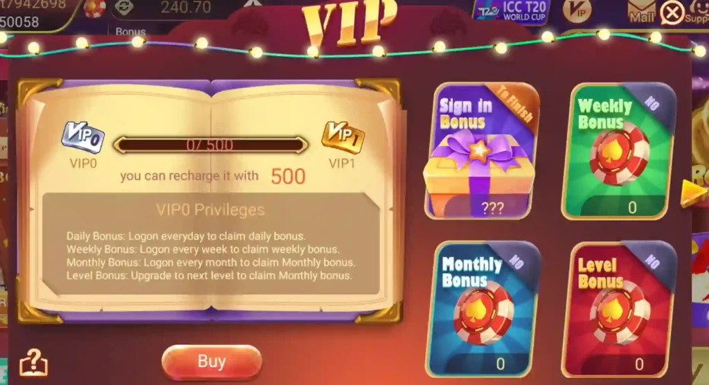 Octro Rummy APK VIP Program