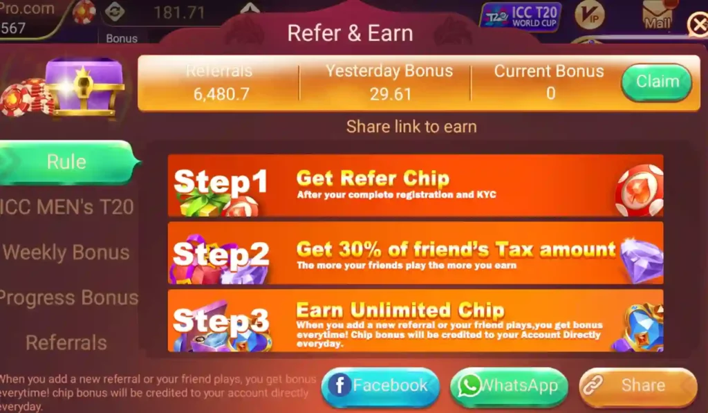 Rummy One APK Refer & Earn Program