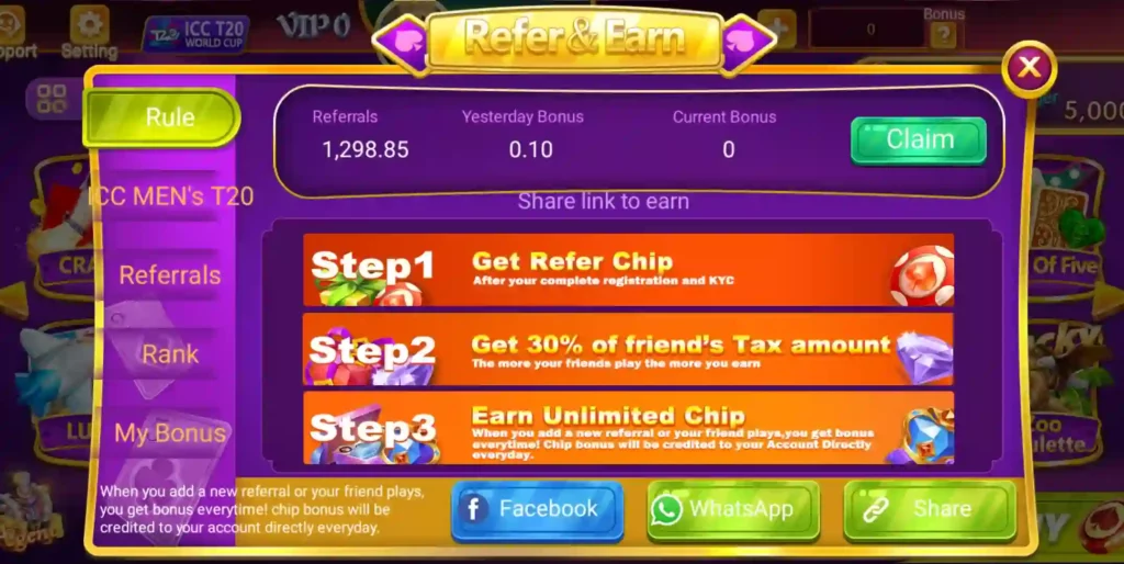 Rummy Tour APK Refer & Earn