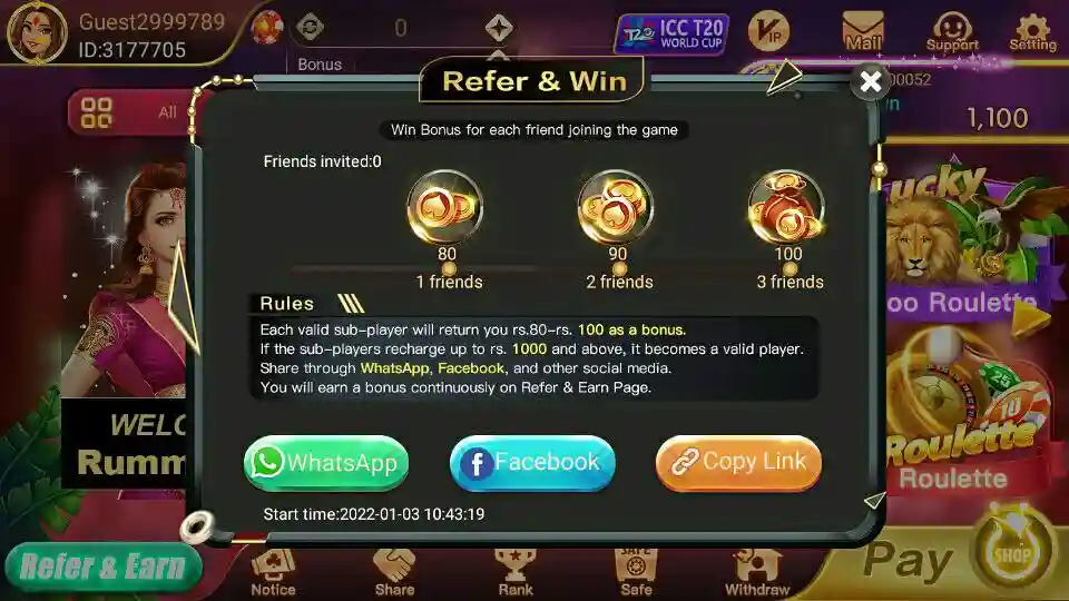 Teen Patti App Share Program