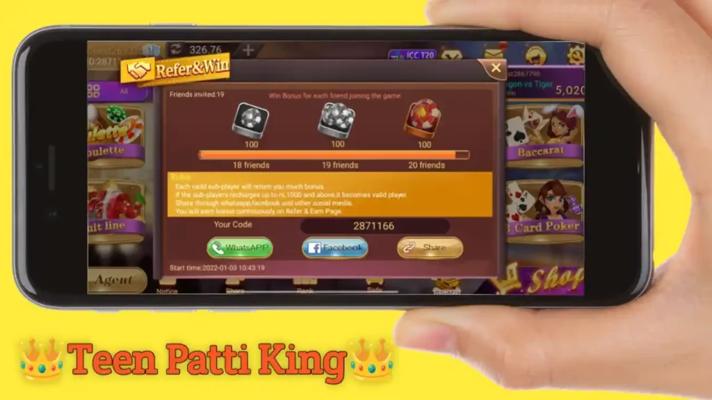Share Program - Teen Patti King APK