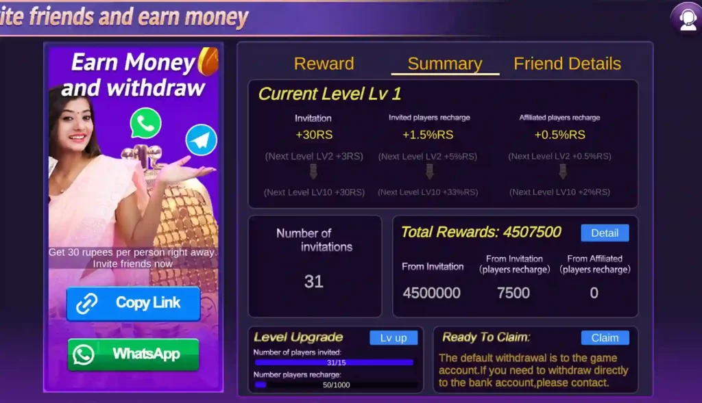 Teen Patti Earn Apk Refer & Earn
