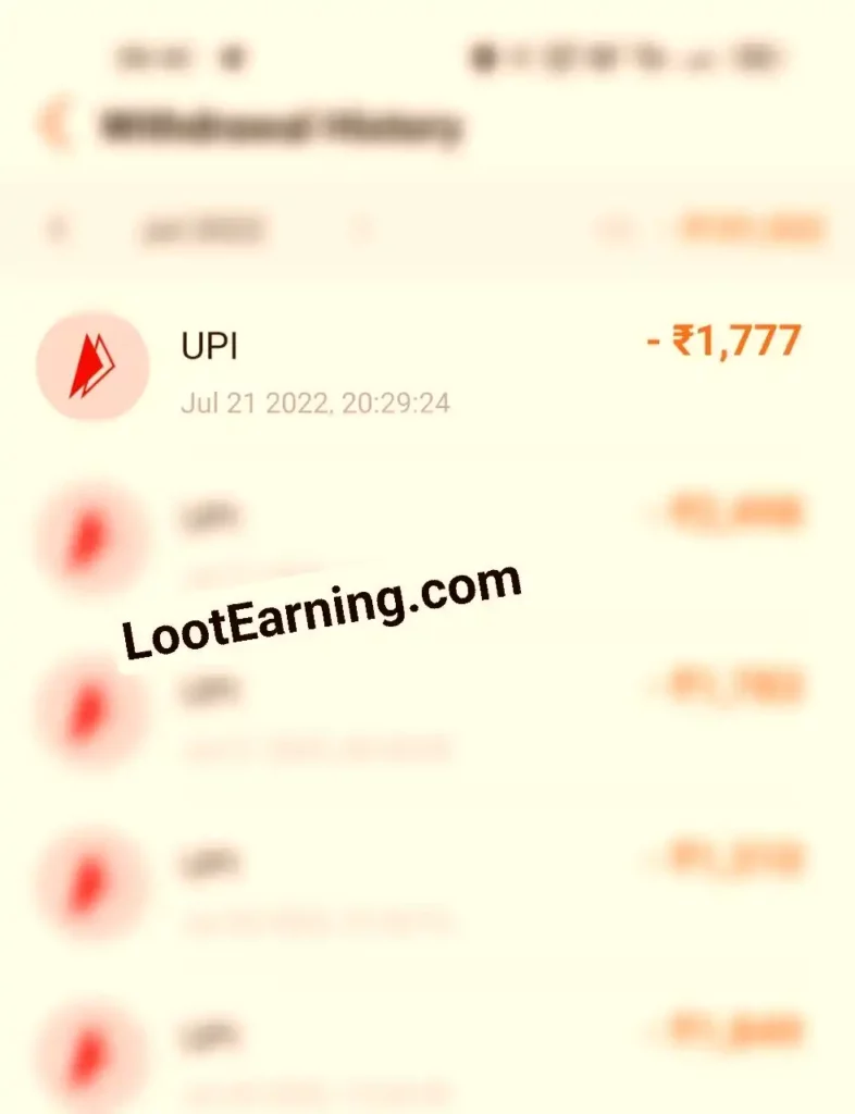 Withdraw Record - Teen Patti Master