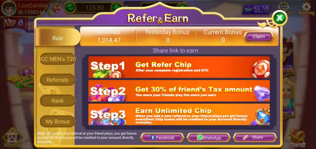 teen patti winner Agent Commission