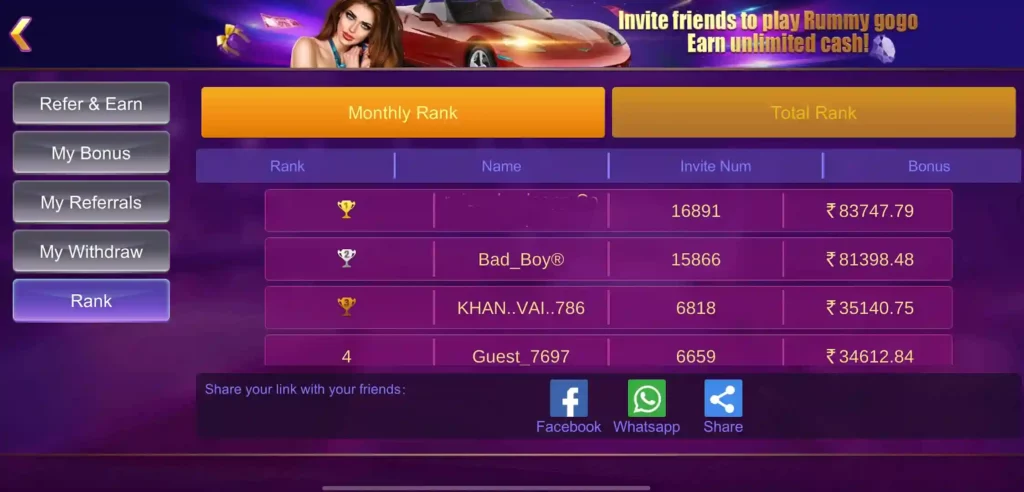 Posh Slots APK Refer Earn