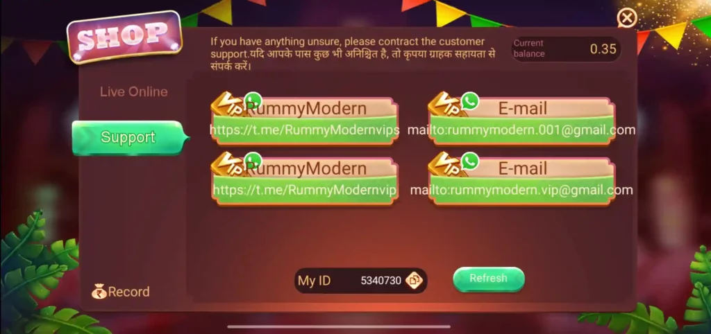 GO Rummy APK Customer Support