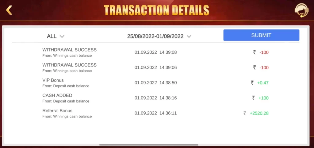 Dash Rummy Payment Proof