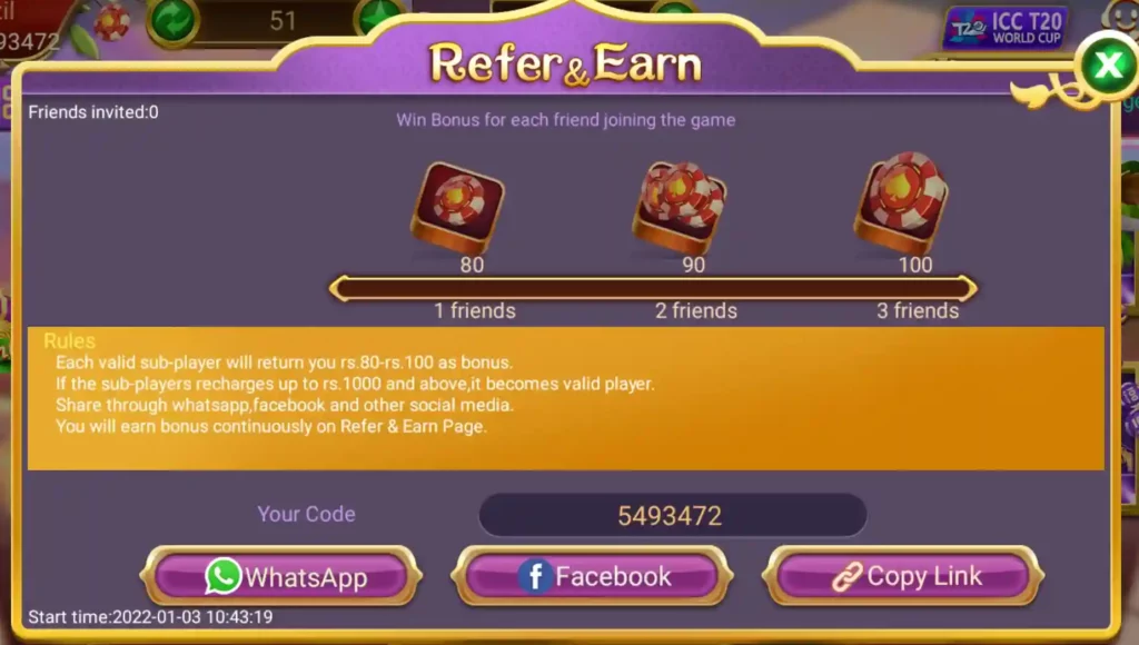 Rummy Deity APK Share Program