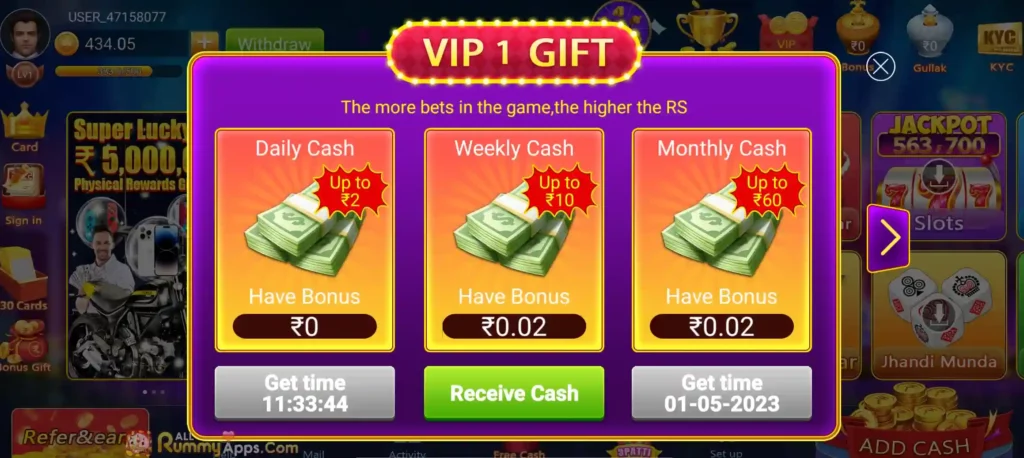 Teen Patti Bobo APK VIP Program